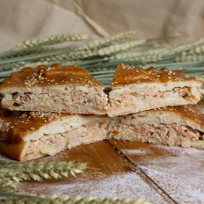Пирог с горбушей 1 кг - Печка-матушка.рф